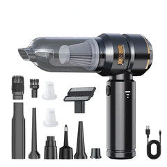 Portable Wireless Car Vacuum & Air Duster for Home and Auto Cleaning