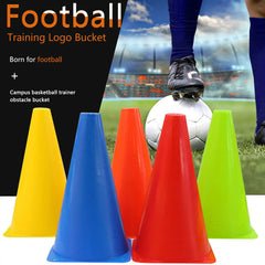 5-Pack Soccer Obstacle Marker Buckets – 23cm (9-Inch) Plastic Training Cone Sets