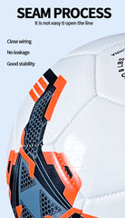 Wear-Resistant Soft Soccer Ball for Training & Competition (Size 4/5)