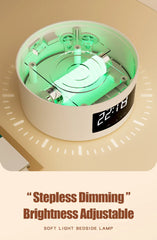 Rechargeable Touch Night Light, 3-Color LED Bedside Lamp for Kids Room