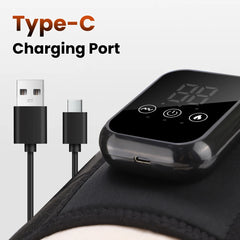 Electric Heated Vibration Waist Massage Belt with Lumbar Support