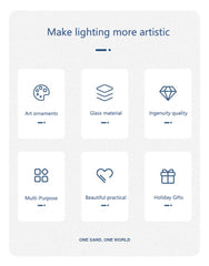 LED 16-Color 3D Sandscape Lamp RGB Hourglass Moving Sand Art Night Light