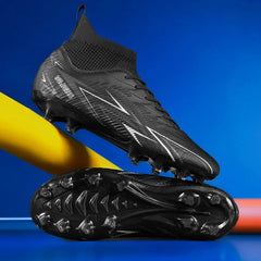 Professional Men’s Football Boots – Lightweight Outdoor Soccer Shoes