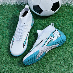 Professional Men’s Futsal Soccer Boots – High-Top, Non-Slip, Lightweight Sports Shoes