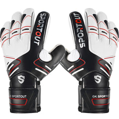 Sportout Youth & Adult Goalkeeper Gloves with Strong Grip and Fingerave Protection