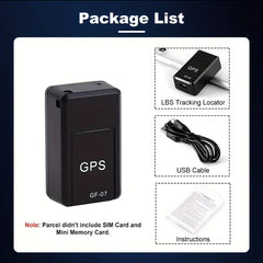 GF07 Mini GPS Tracker with Magnetic Mount for Vehicle, Pet & Personal Tracking