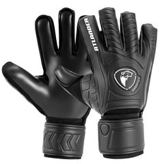 Soccer Goalie Gloves with Finger Protection, Non-Slip Latex Grip (Size 5/6/7/8/9/10 )