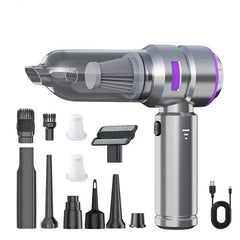 Portable Wireless Car Vacuum & Air Duster for Home and Auto Cleaning