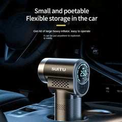 EAFC Mini 12V Car Air Compressor, 150 PSI Digital Tire Inflator