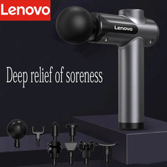 Original Lenovo N2/N3 Professional Muscle Relaxation Massage Gun with 6–8 Heads