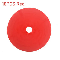 10-Piece Sports Training Flat Cones – Portable Speed & Agility Marker Discs