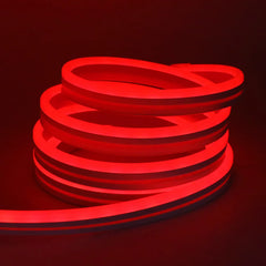 EU Plug RGB Neon Rope Light, DC24V Bluetooth App Control, Indoor/Outdoor