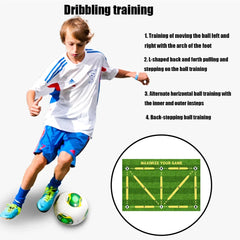 Children’s Indoor Football Dribbling Training Mat – Foldable, Non-Slip Design