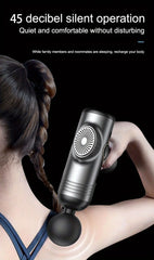 Portable Fascia Massage Gun – Deep Muscle Vibration for Neck, Back & Body Recovery