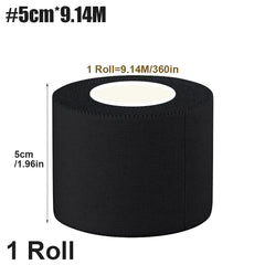 Athletic Sports Tape (4 Rolls) – Very Strong Support, Clean Removal, Ideal for Athletes & Trainers