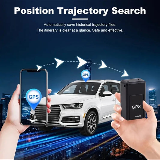 GF07 Mini GPS Tracker with Magnetic Mount for Vehicle, Pet & Personal Tracking