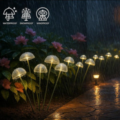 Dual-Mode LED Solar Mushroom Garden Lights – Waterproof Pathway & Patio Decor