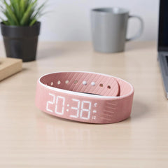 Digital Alarm Watch Bracelet with Vibration Alert for Quiet Wake-Up