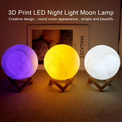 Moon Galaxy LED Book Light – Night Lamp for Children’s Bedroom & Gifts