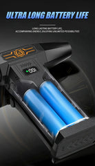 ABUDODO Portable Turbo Jet Fan with High-Speed Brushless Motor & Battery Display