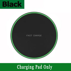 LED Mini Wireless Charging Pad Fast Dock for iPhone Pro Max & Xiaomi Samsung