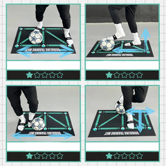 Children’s Indoor Football Dribbling Training Mat – Foldable, Non-Slip Design
