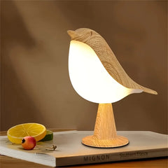 LED Touch-Control Bird Lamp, 3-Level Dimmable, USB Rechargeable
