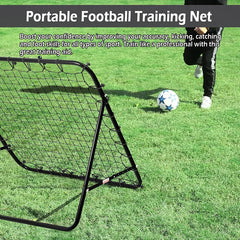 100×100cm Football Rebound Net with Elastic Ropes – Goalkeeper Training Target