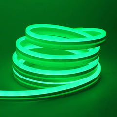 EU Plug RGB Neon Rope Light, DC24V Bluetooth App Control, Indoor/Outdoor