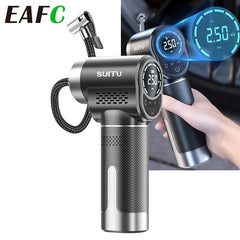 EAFC Mini 12V Car Air Compressor, 150 PSI Digital Tire Inflator