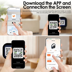 Siindoo JH-ANC930Plus Hybrid Wireless ANC Headphones with LED Touch Control