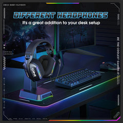 ONIKUMA GT808 Gaming Headset with Bendable Mic, Soft Pads, Immersive Sound