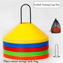 10–52pcs Logo Disc Thickened Training Cones for Football & Basketball Drills