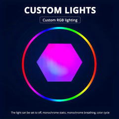RGB Smart Hexagon Wall Light – App-Controlled Music Sync Ambient Lamp