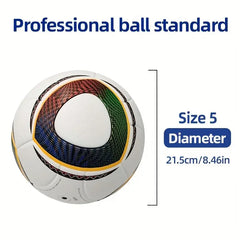 High-Quality Size 5 PU Soccer Ball for Outdoor Match & Team Training