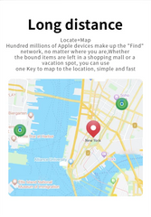 Bluetooth GPS Tracker for iPhone Find My – Waterproof Locator for Kids, Pets & Elderly