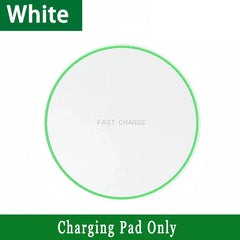 LED Mini Wireless Charging Pad Fast Dock for iPhone Pro Max & Xiaomi Samsung
