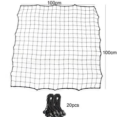 100×100cm Football Rebound Net with Elastic Ropes – Goalkeeper Training Target