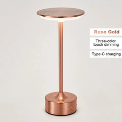 LED Touch Sensor Table Lamp USB Rechargeable Portable Night Light Wireless