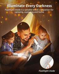2-in-1 Portable Motion Sensor Night Light Flashlight for Reading & Camping