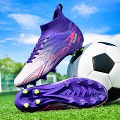 Professional Men’s Football Boots – Lightweight Outdoor Soccer Shoes