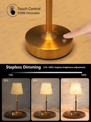 Rechargeable Bar Desk Lamp, Touch Dimming USB Atmosphere Light Bedroom