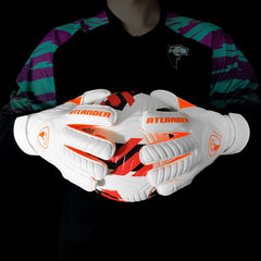 Soccer Goalie Gloves with Finger Protection, Non-Slip Latex Grip (Size 5/6/7/8/9/10 )