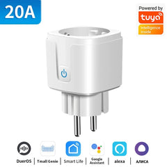 TNCE Smart Plug Tuya WiFi/Zigbee 3.0 EU Socket with Timer & Voice Control