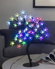 Cherry Blossom Bonsai Tree Lamp – USB Powered LED Tabletop Decorative Light