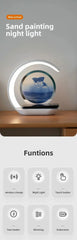 Cute Moon Night Light with RGB Color Changing, Clock & Bluetooth Speaker