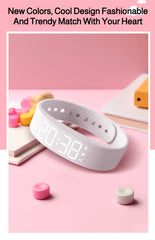 Student Smart Sports Watch with Pedometer, Vibration Alarm & LED Display