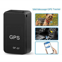 GF07 Mini GPS Tracker with Magnetic Mount for Vehicle, Pet & Personal Tracking
