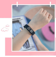 Student Smart Sports Watch with Pedometer, Vibration Alarm & LED Display