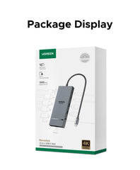 UGREEN 12-in-1 USB-C Docking Station with Dual HDMI 4K@120Hz, DP, 100W PD